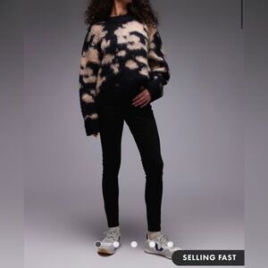 Topshop Black Jamie Jeans